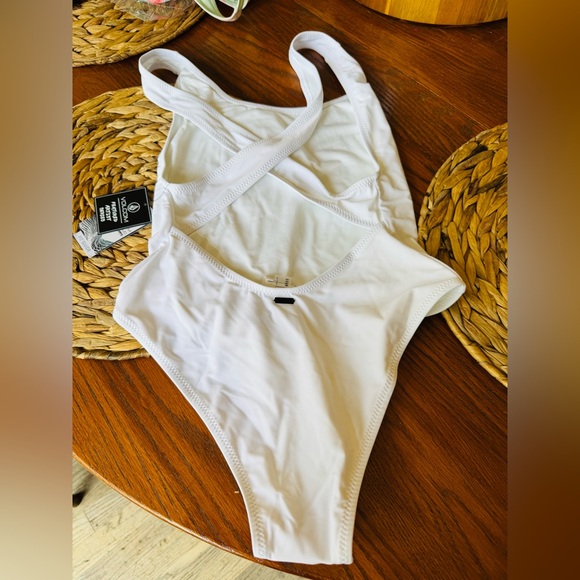 Volcom Other - Volcom simply solid criss cross fresh one piece swimsuit